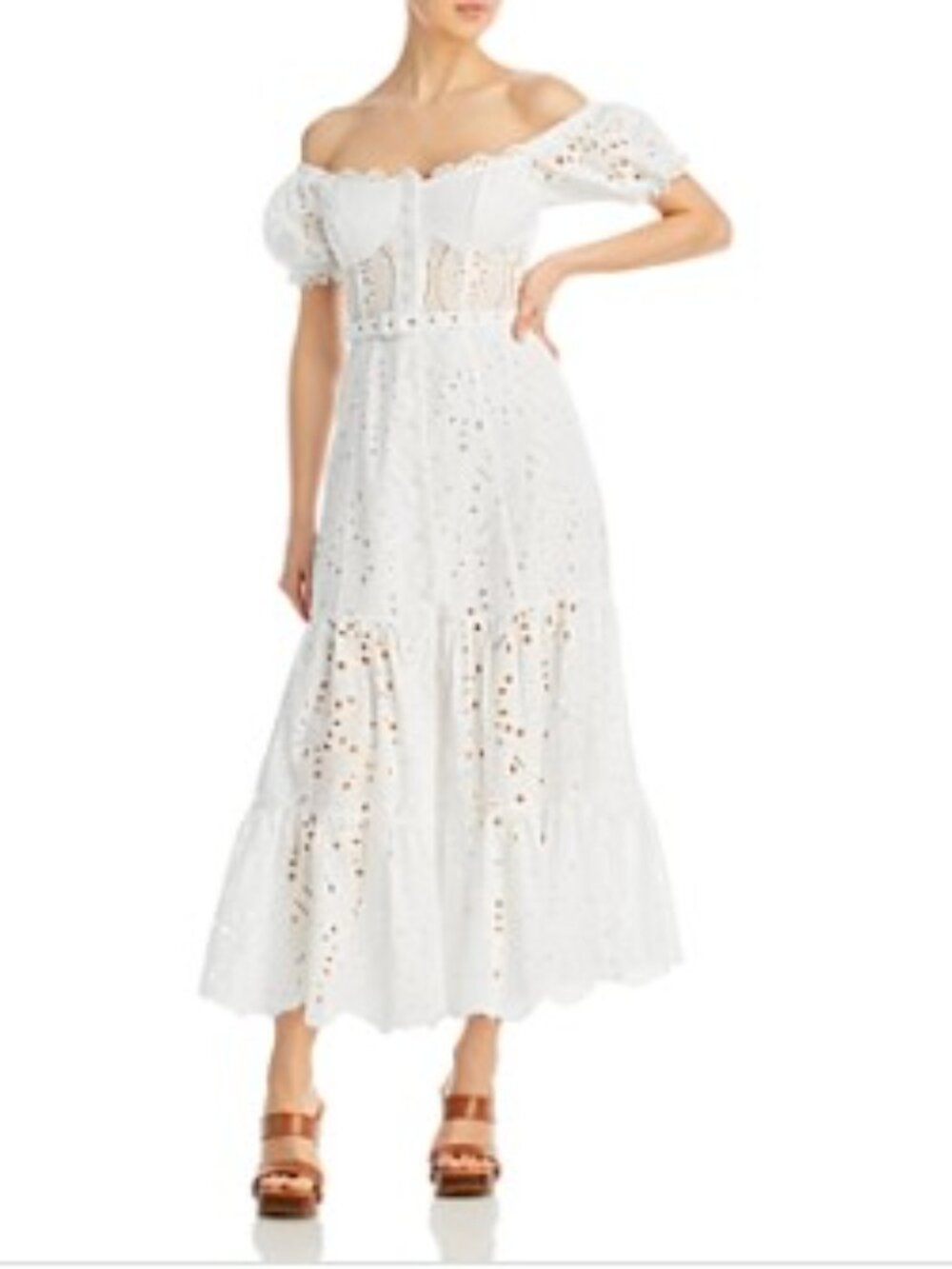 Charo Ruiz Ibiza Lana Off the Shoulder Dress